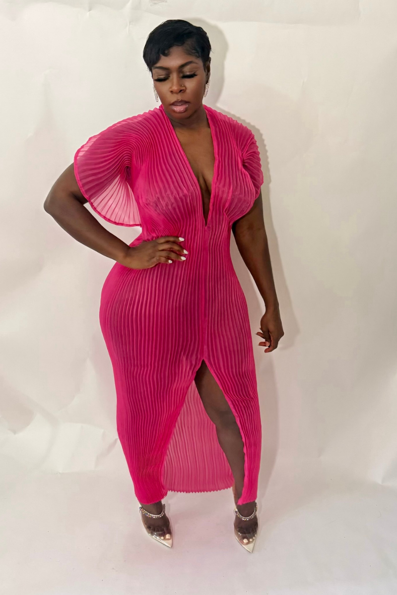 ASANA DRESS (FUCHSIA)