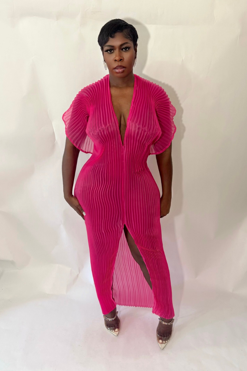 ASANA DRESS (FUCHSIA)