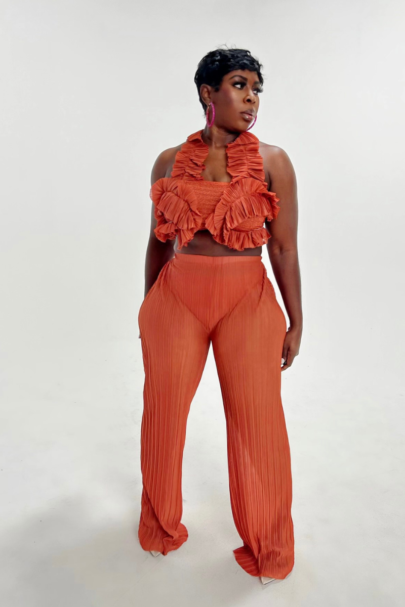 ELIO PANT SET (ORANGE)