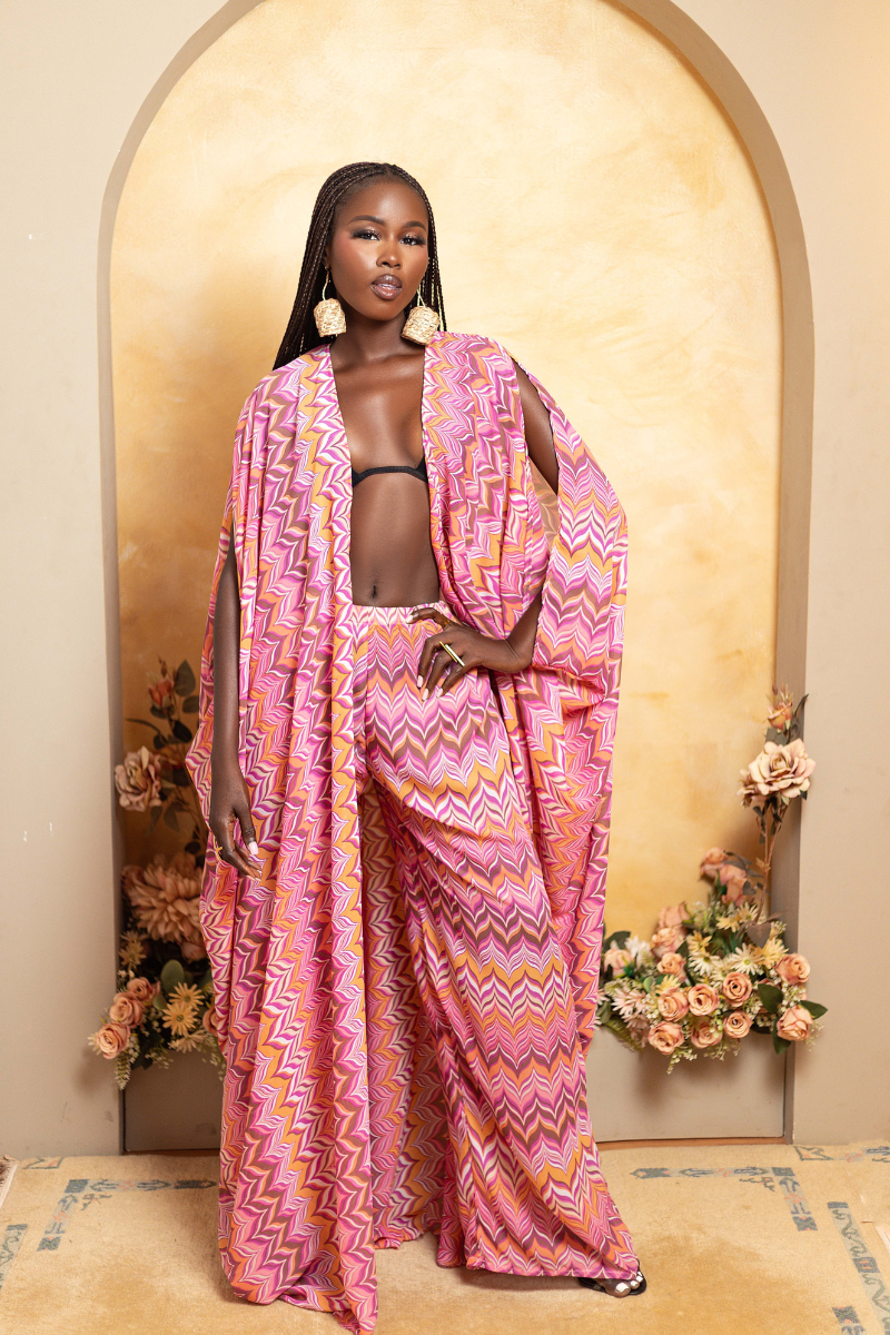 KALIKA BEACH SET (PEACH)