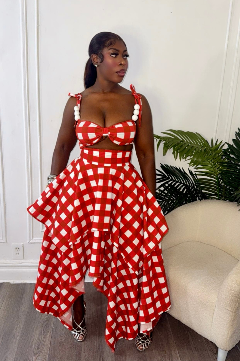 ROSSO HANDKERCHIEF SKIRT SET