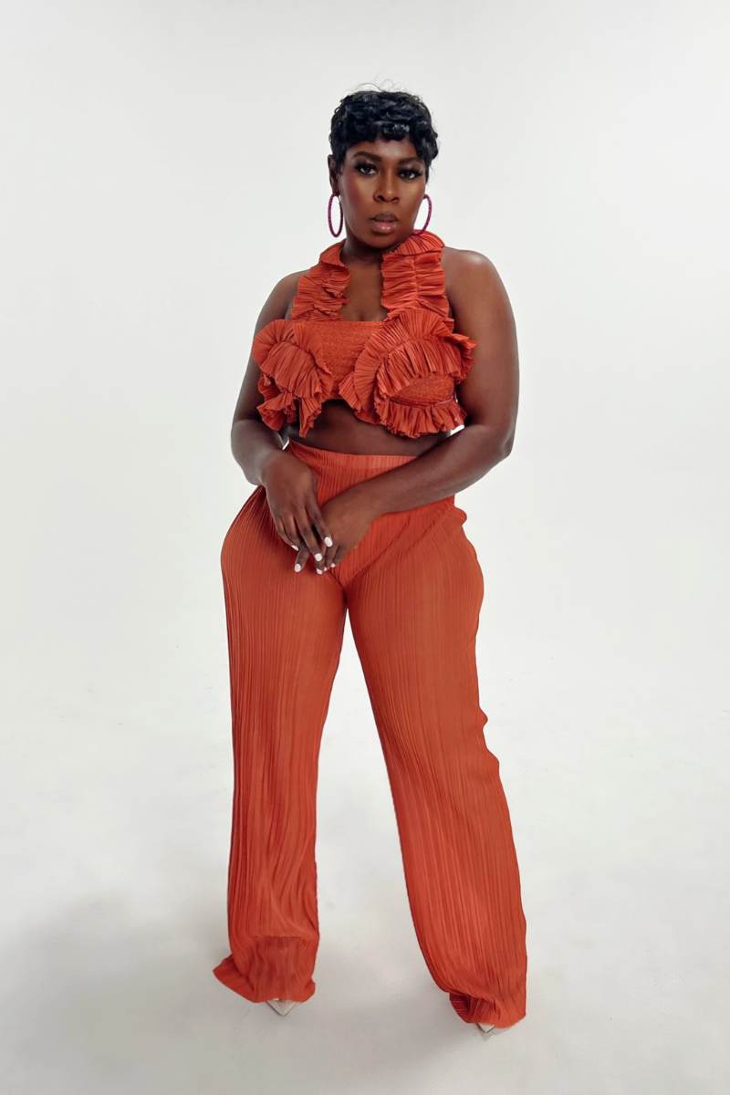 ELIO PANT SET (ORANGE)