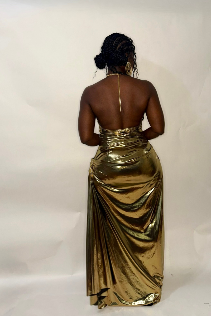 MARAYA GOLD DRESS