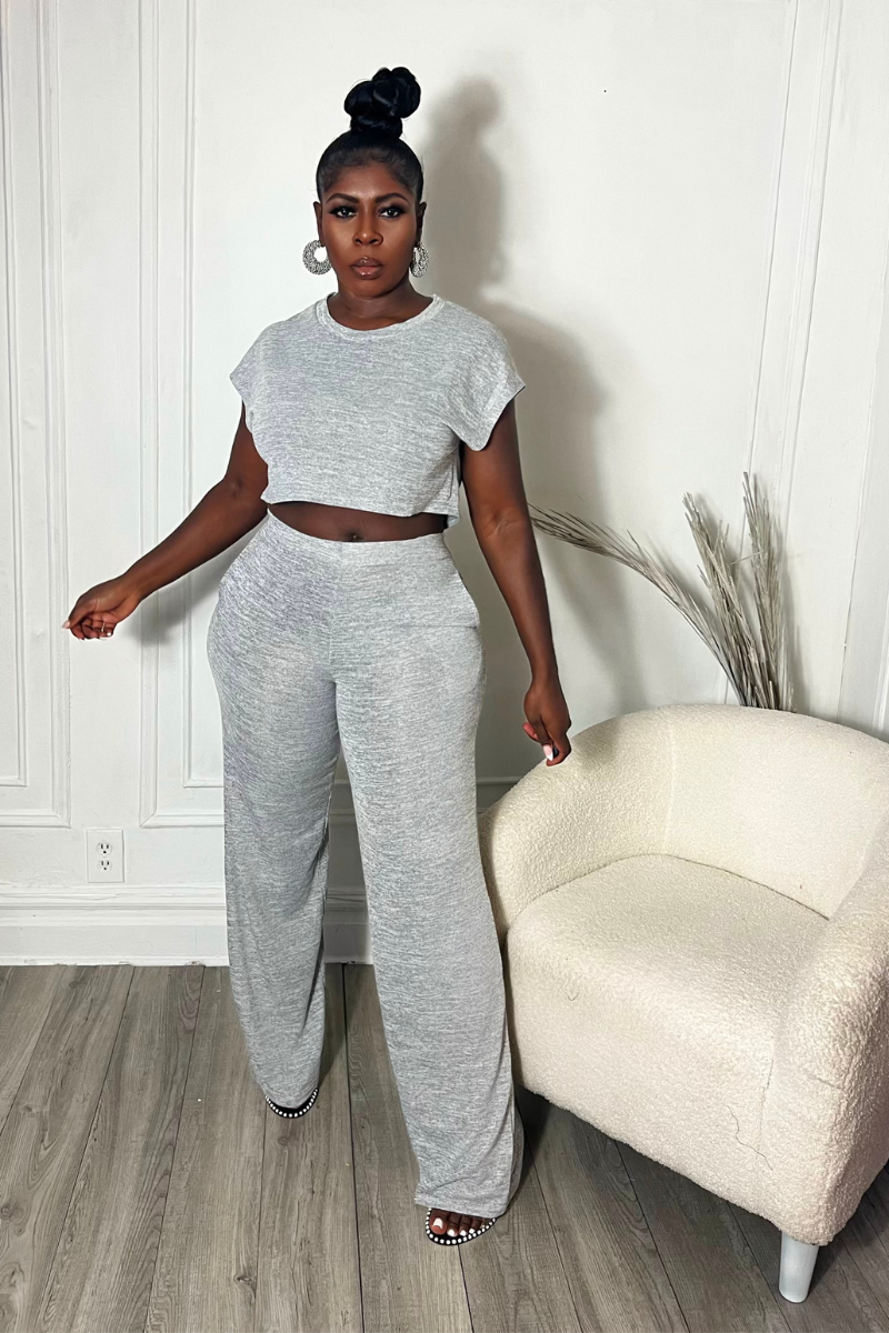 GREY SHADES PANT SET