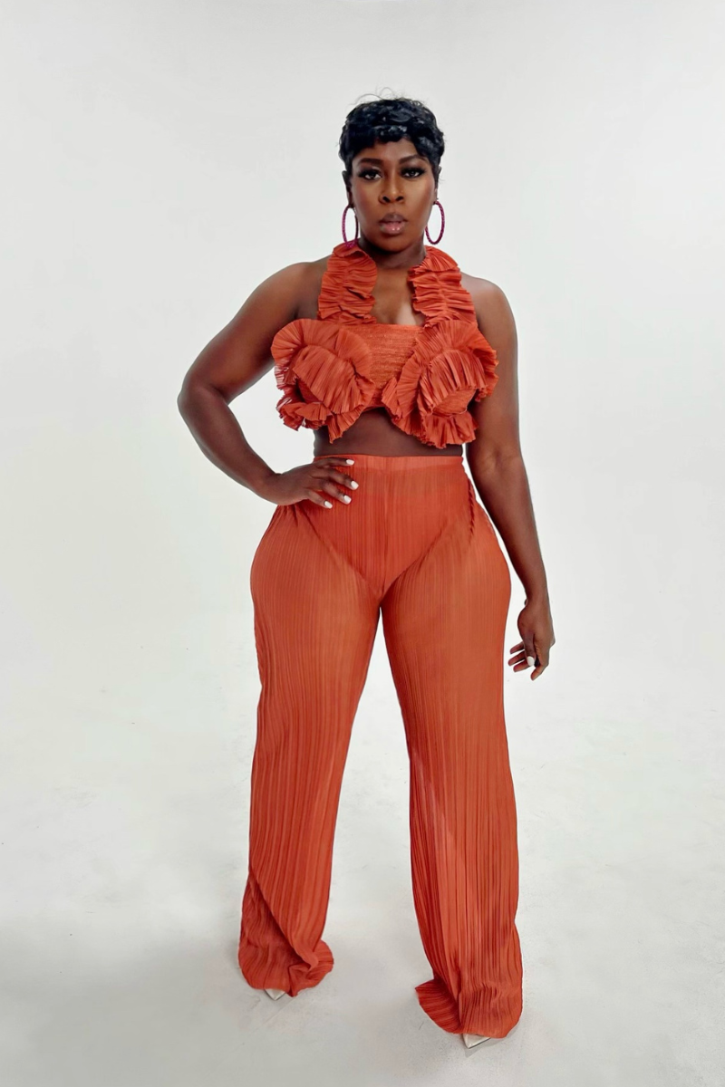 ELIO PANT SET (ORANGE)
