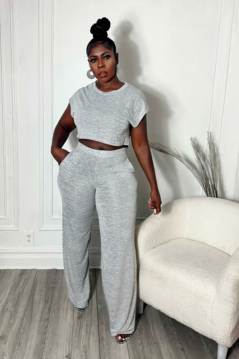 GREY SHADES PANT SET