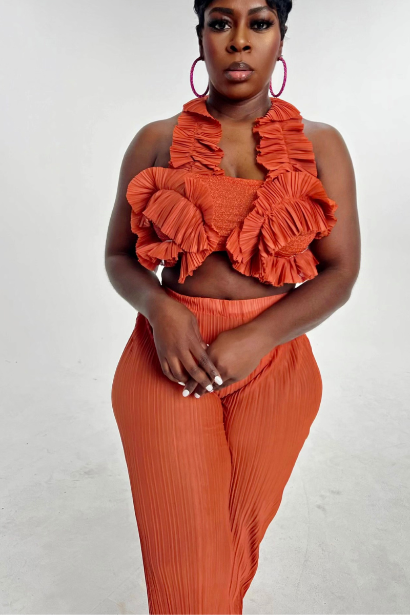 ELIO PANT SET (ORANGE)