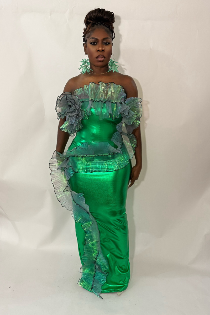 MARILYN MONROE DRESS (GREEN)