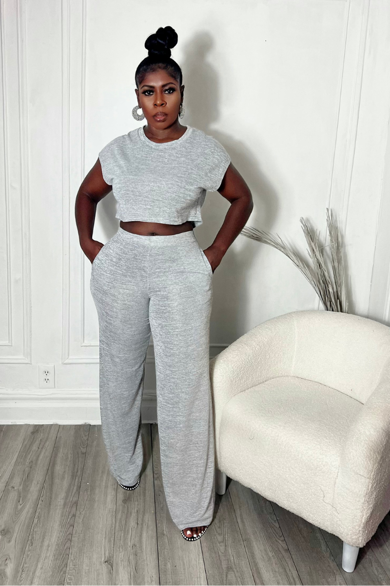 GREY SHADES PANT SET