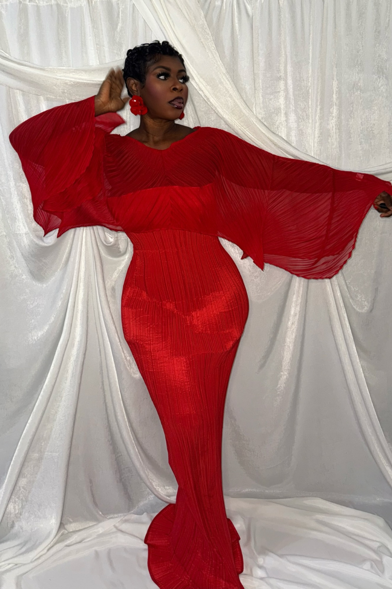 MAGNOLIA DRESS (RED)