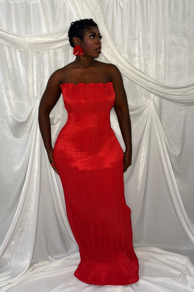 MAGNOLIA DRESS (RED)