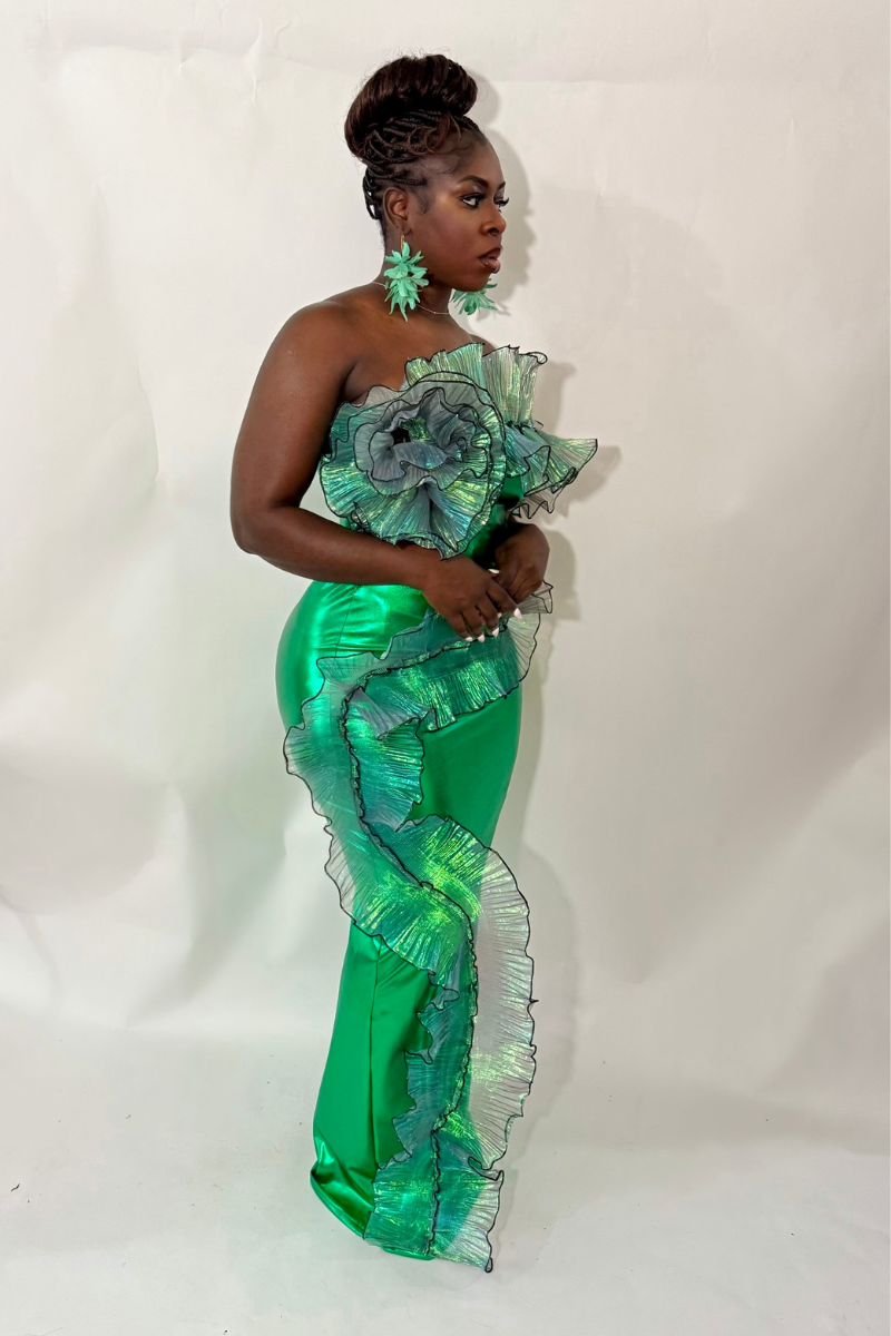 MARILYN MONROE DRESS (GREEN)