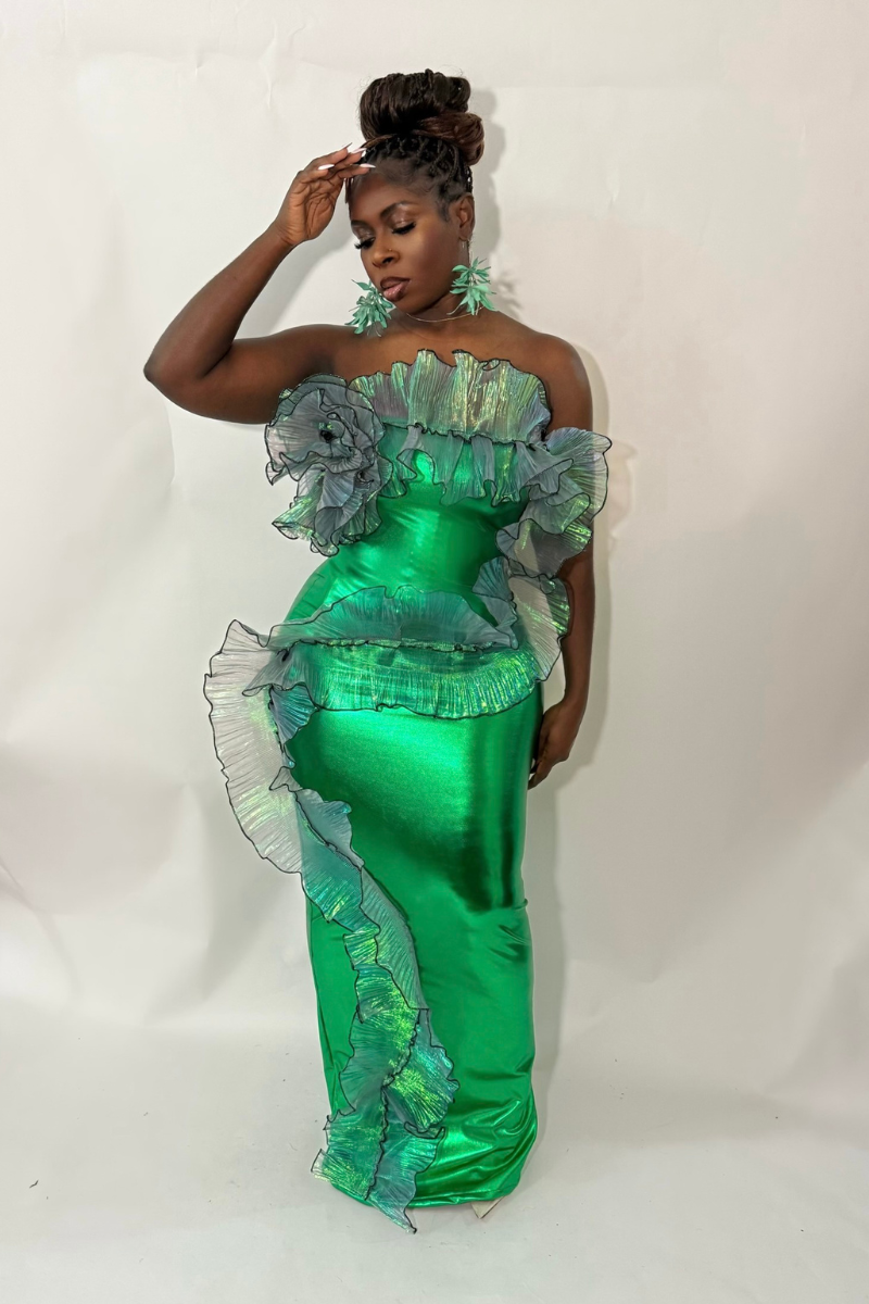 MARILYN MONROE DRESS (GREEN)