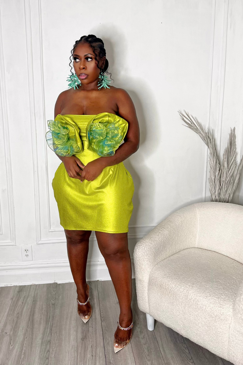 RILEY METALLIC DRESS