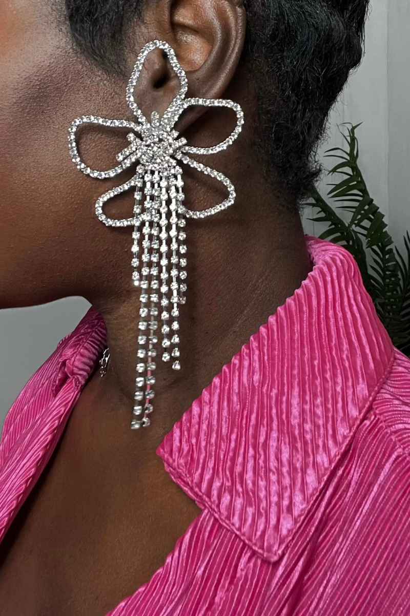 PERIWINKLE OVERSIZED EARRINGS