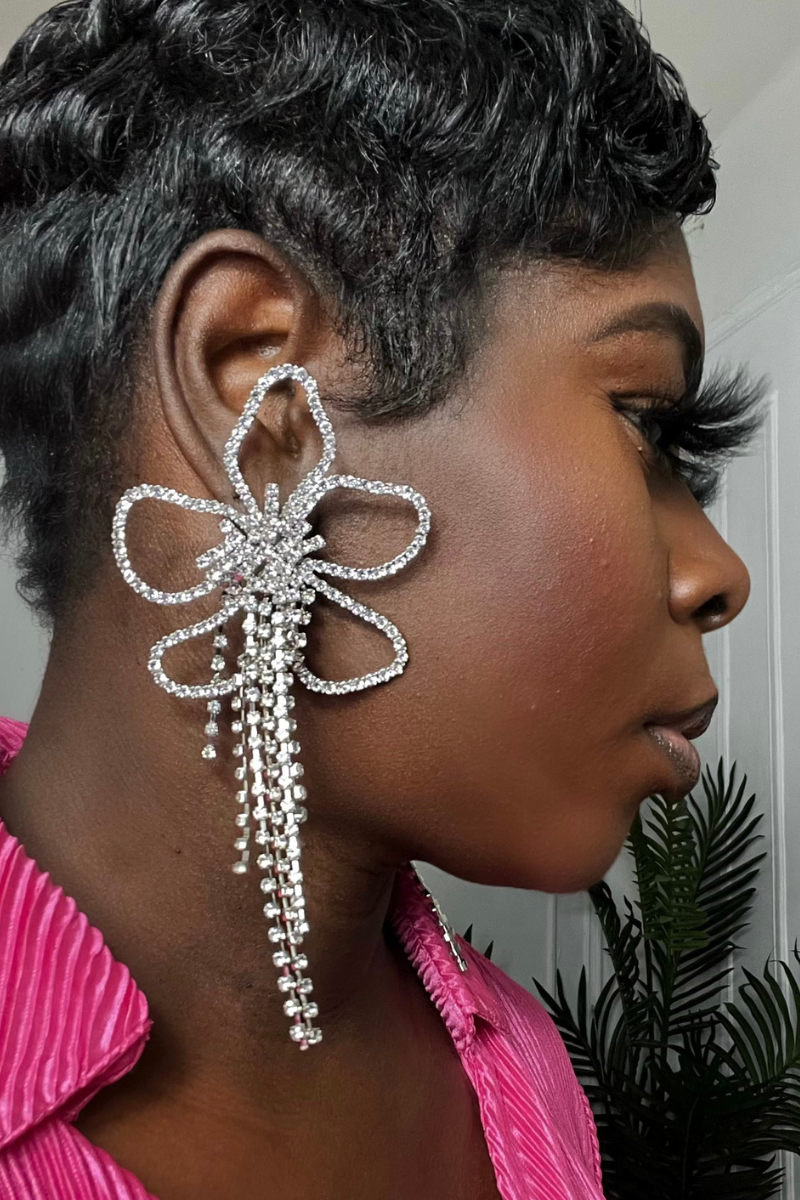 PERIWINKLE OVERSIZED EARRINGS