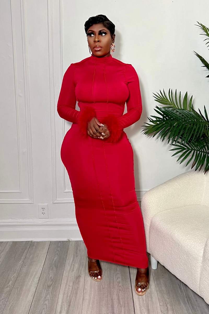 SCARLET MIDI DRESS