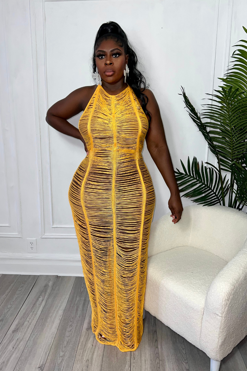 MALI KNIT COVER UP DRESS