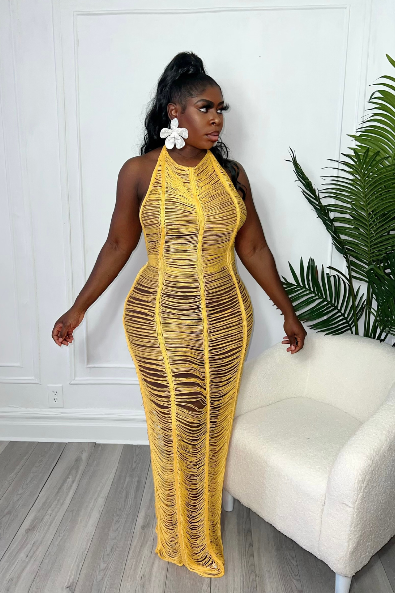 MALI KNIT COVER UP DRESS