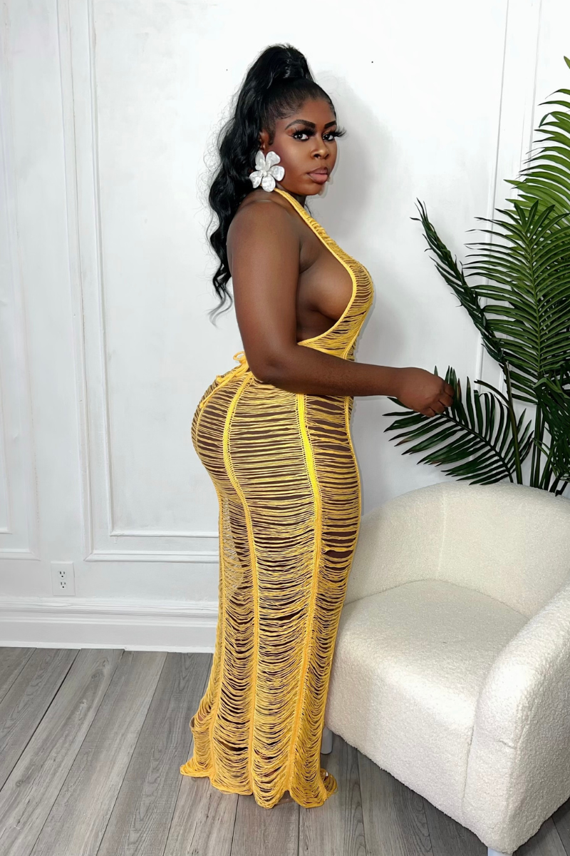 MALI KNIT COVER UP DRESS