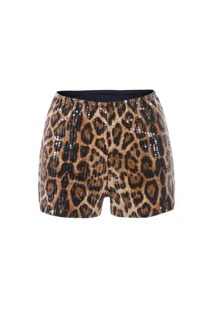 LEOPARD PRINT SHORTS