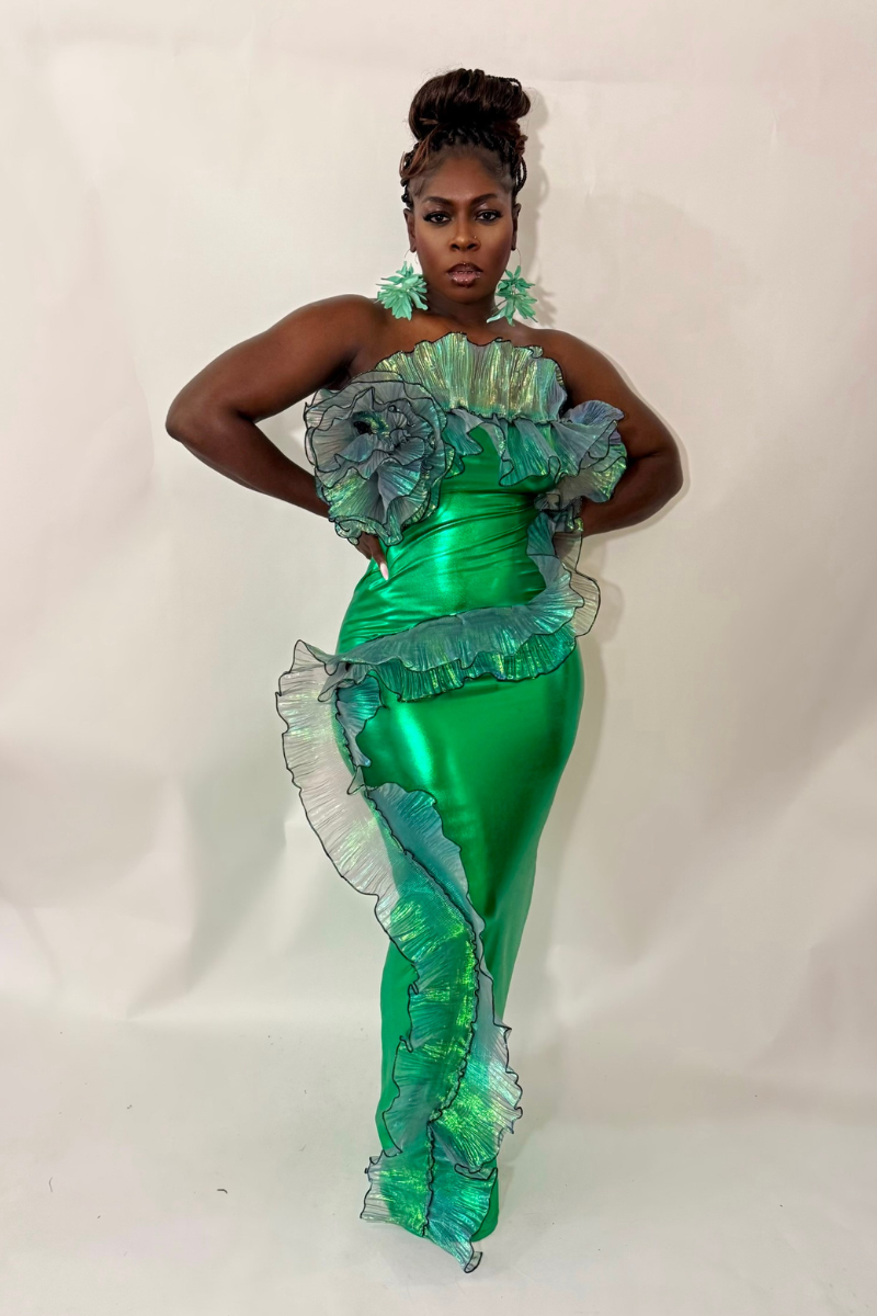 MARILYN MONROE DRESS (GREEN)