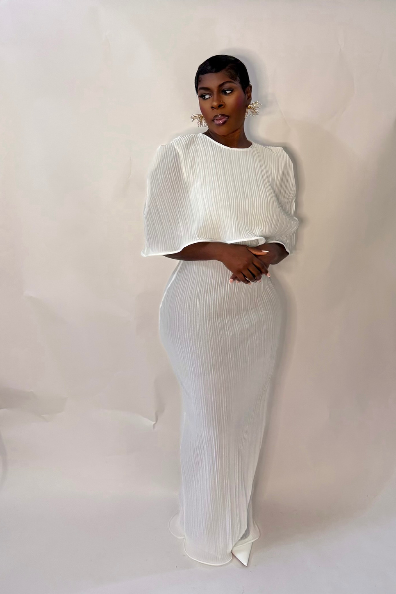 OCEAN CAPE DRESS