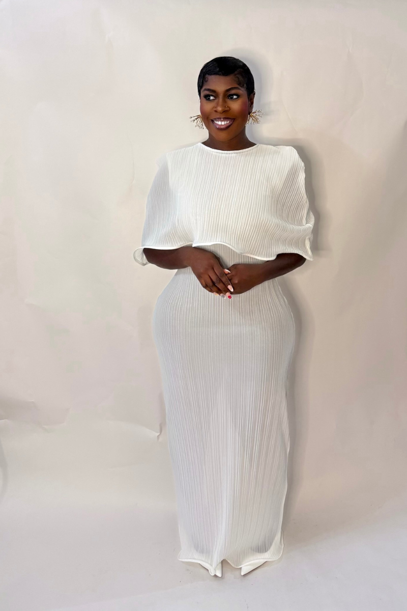 OCEAN CAPE DRESS