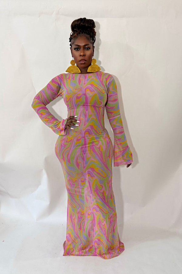 ZEMIYA MESH DRESS