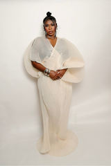 HEAVEN PLEATED GOWN