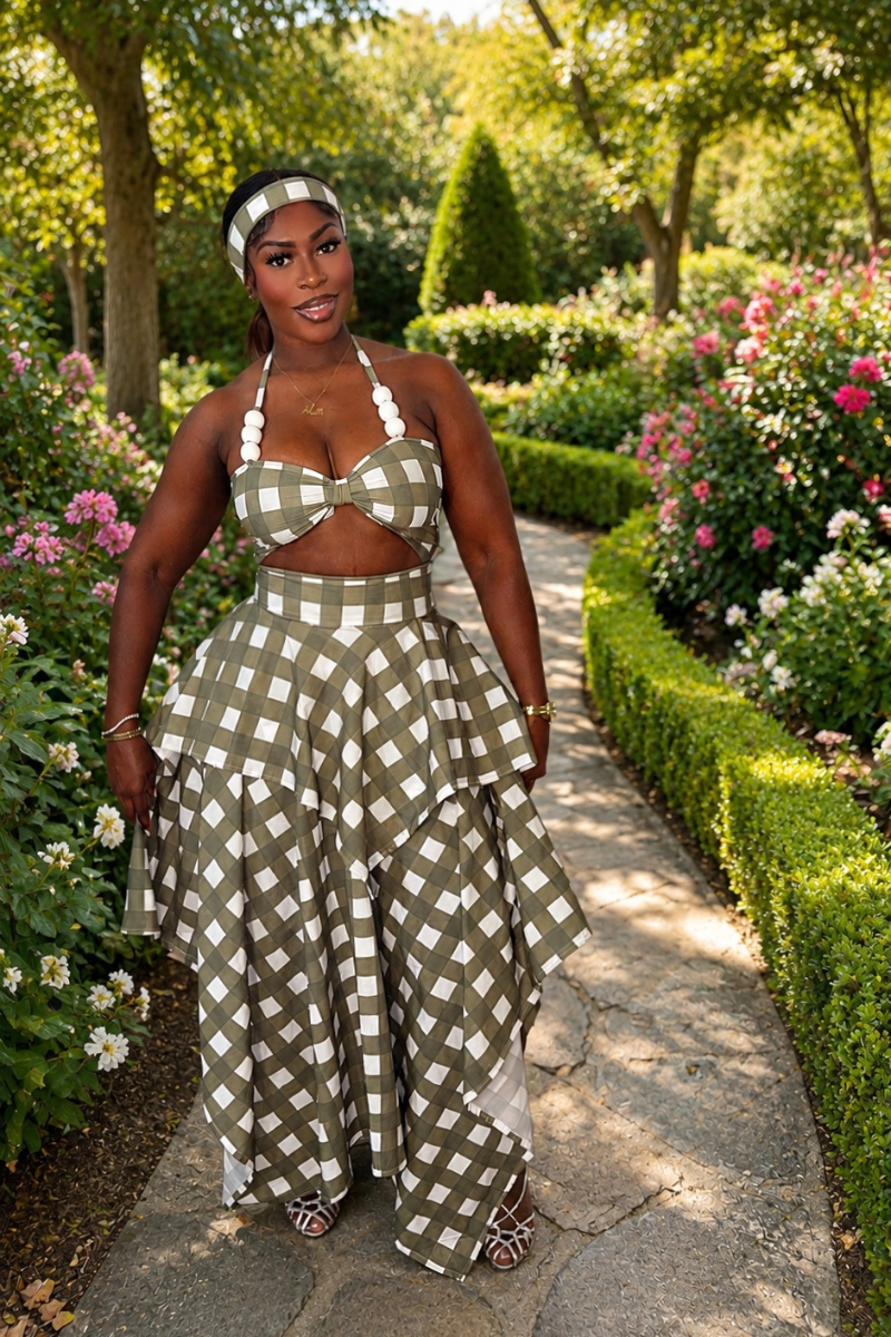 VERDE HANDKERCHIEF DRESS