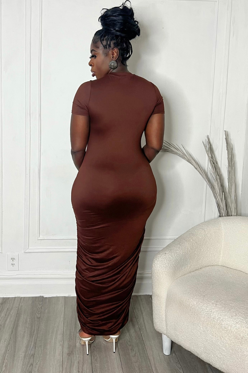 BROWNIE MAXI DRESS