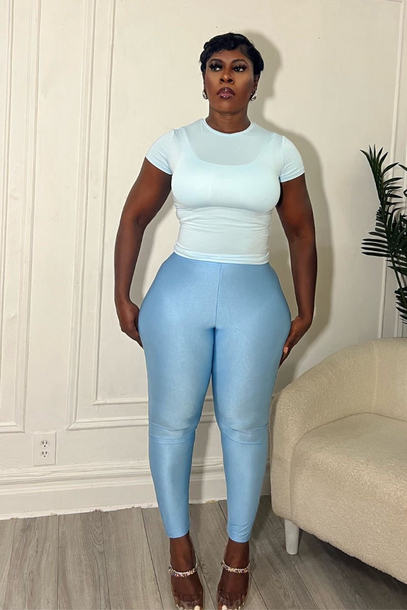 BAESIC PANT SET (BLUE)