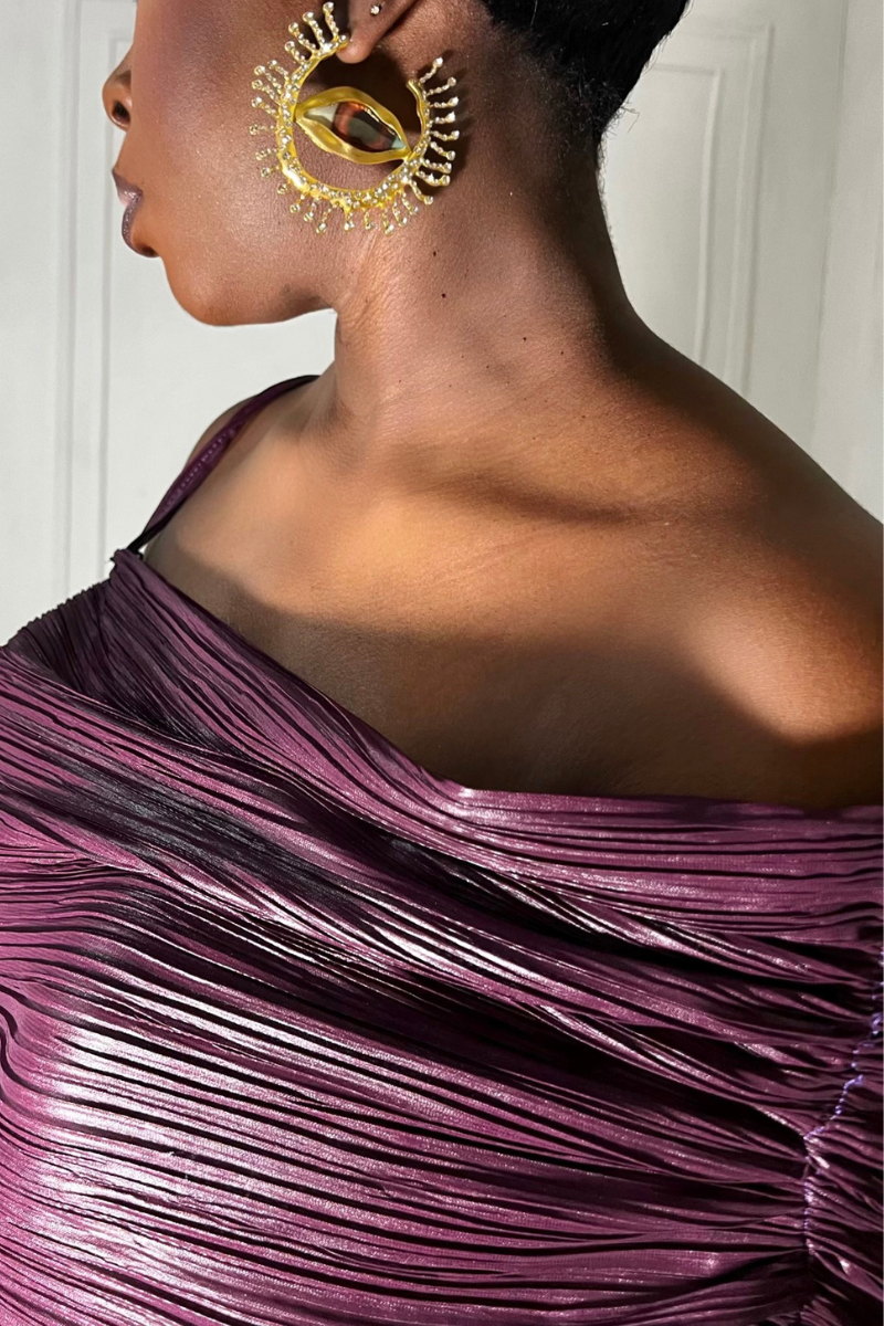 IYA OVERSIZED EYE EARRINGS