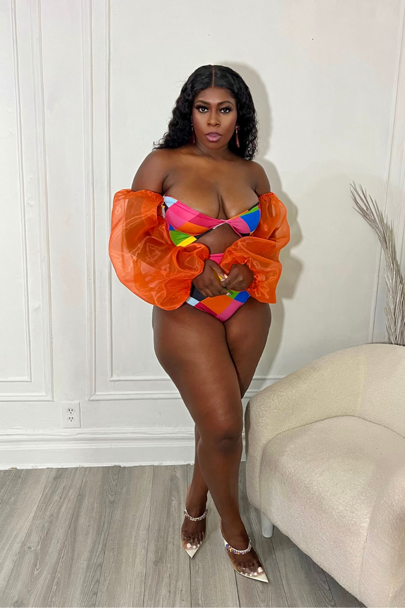 DAMIER BUBBLE SWIMSUIT