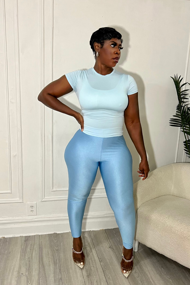 BAESIC PANT SET (BLUE)