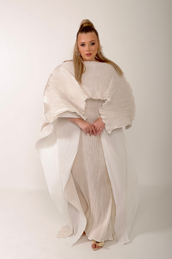 ANIRA PLISSE MAXI DRESS
