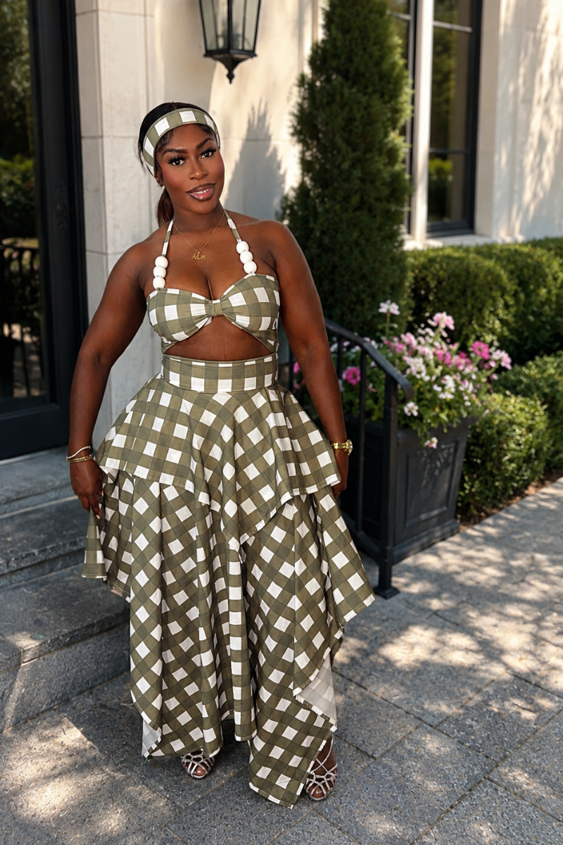 VERDE HANDKERCHIEF DRESS