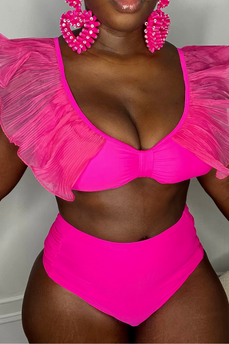COCO TWO PEICE SWIMSUIT (PINK)