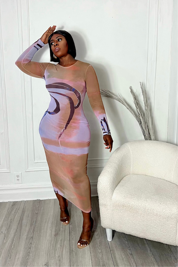 NYRA MESH DRESS