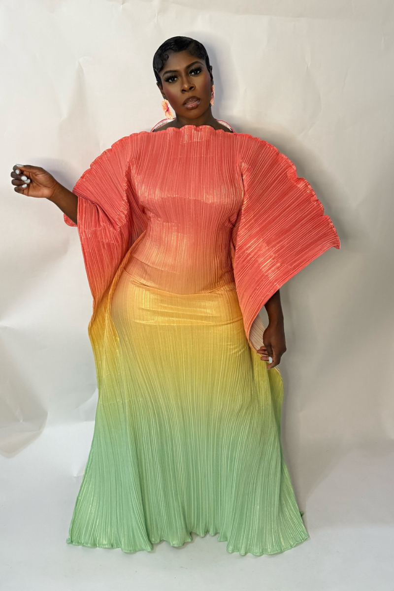 MAYA OMBRÉ MAXI DRESS