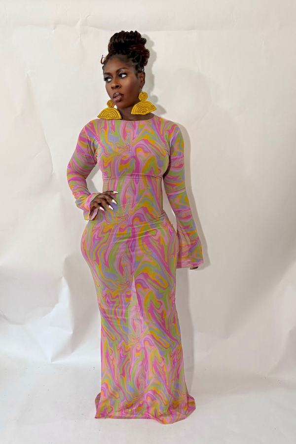 ZEMIYA MESH DRESS