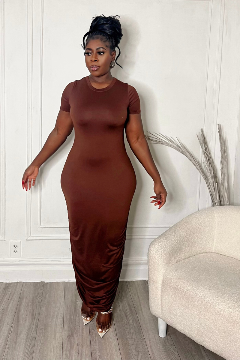 BROWNIE MAXI DRESS