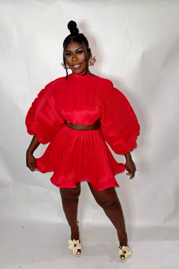 RHUDE SKIRT SET