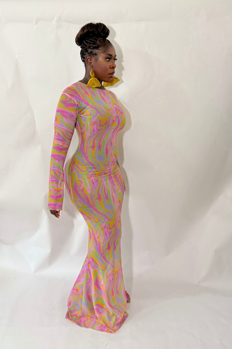 ZEMIYA MESH DRESS
