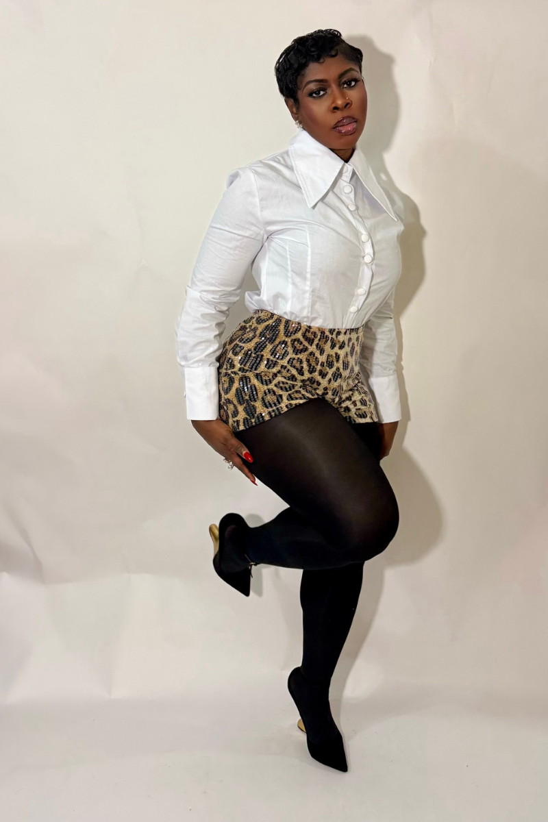 LEOPARD PRINT SHORTS