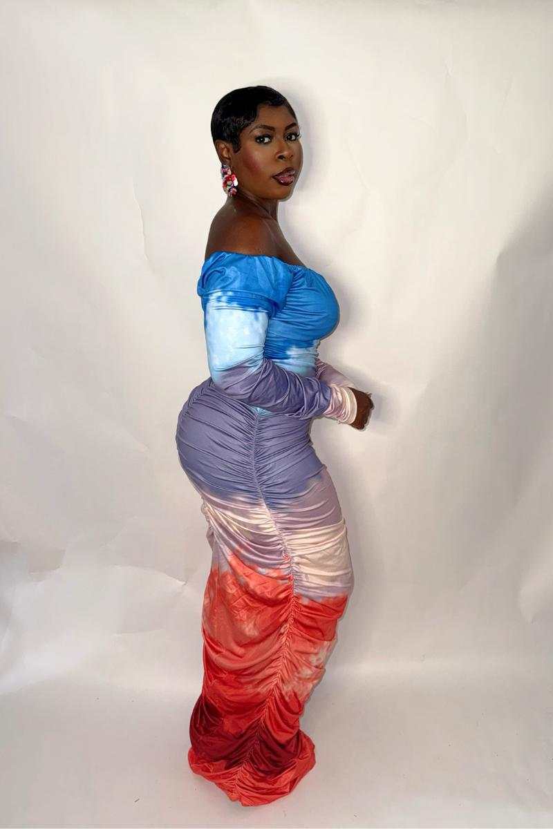 ARIZONA MAXI DRESS (SEA BLUE)