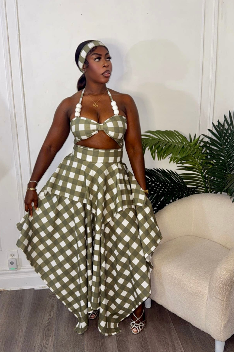 VERDE HANDKERCHIEF DRESS