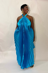 CAYLA PLEATED MAXI DRESS