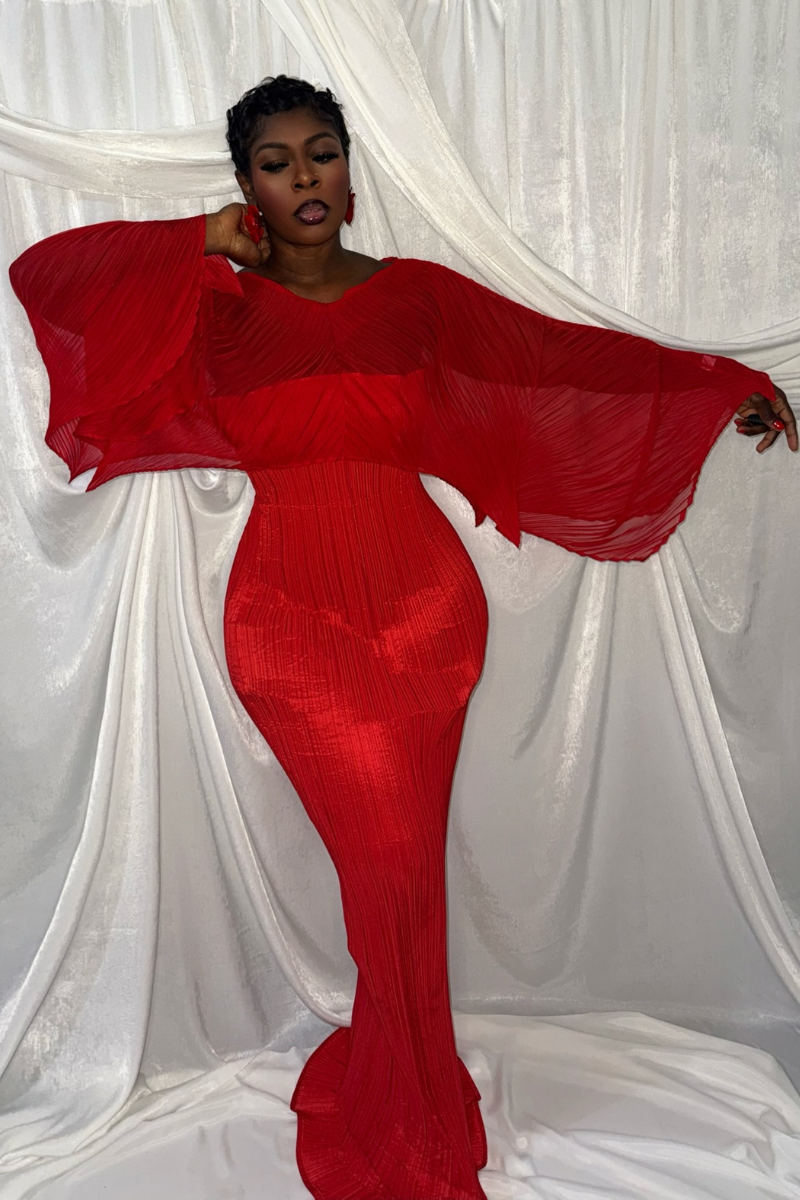 MAGNOLIA DRESS (RED)